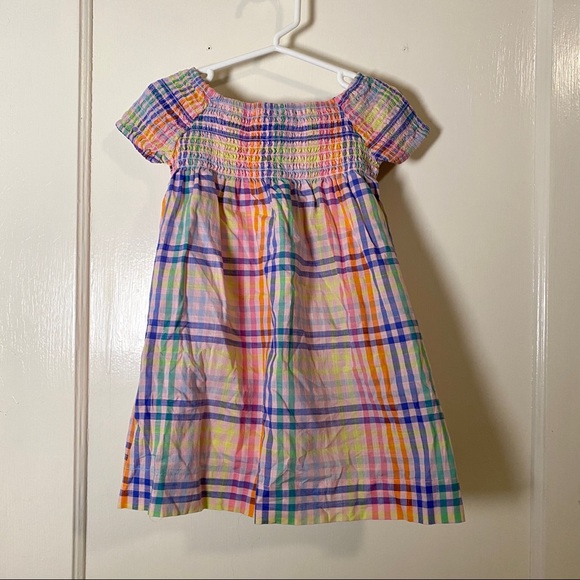 Gap 2T Smocked Madras Dress - Picture 5 of 5